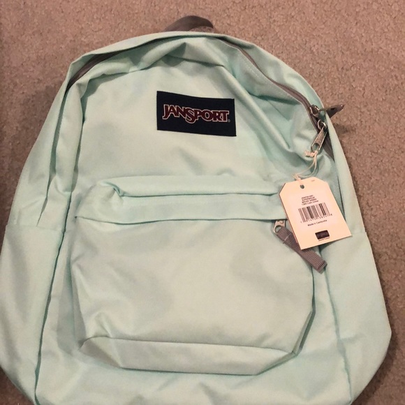jansport superbreak backpack brook green